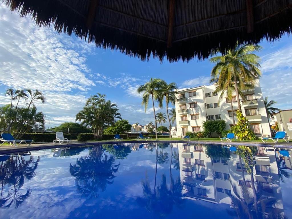 Hermoso Condominio Suites Las Palmas Con Alberca Манзанило Екстериор снимка